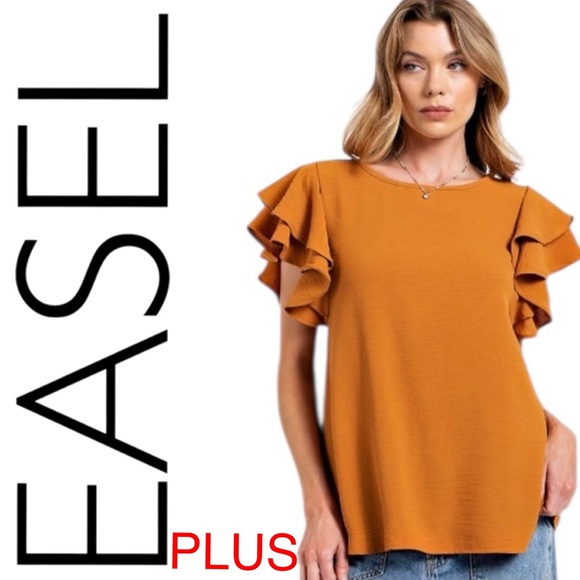 easel Tops - 👑COMING SOON👑 EASEL PLUS SIZE NWT TOP